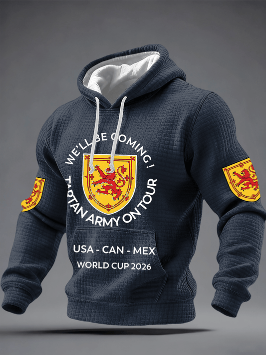 Scotland World Cup 2026 Hoodie Tartan Army On Tour Hoodie Best Gifts For World Cup Lovers