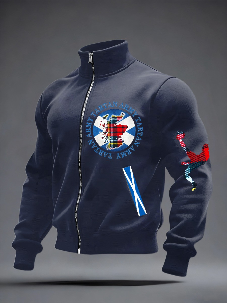 Scotland World Cup 2026 Jacket Tartan Army Jacket For World Cup Lovers