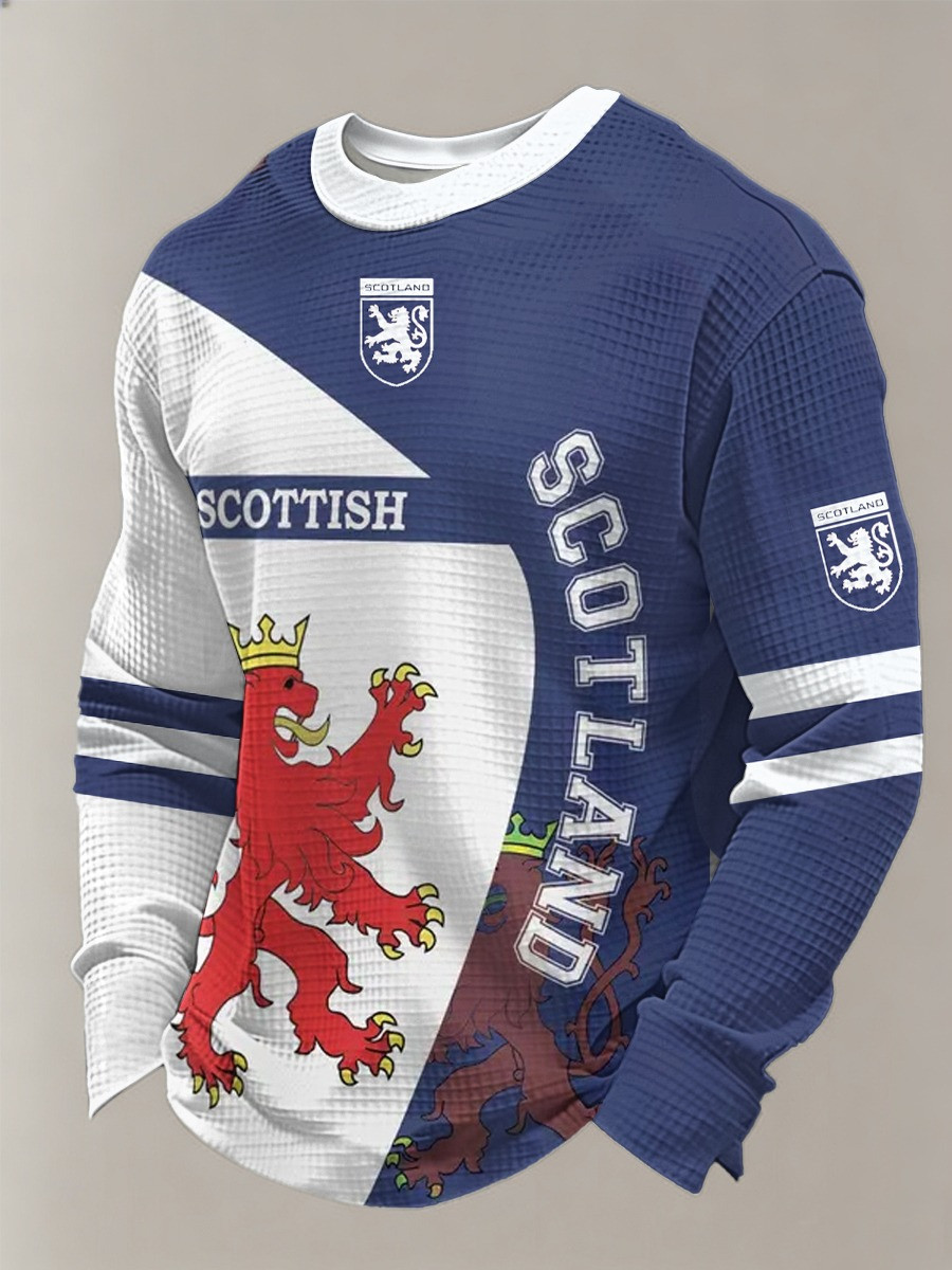 Scotland World Cup 2026 Long Sleeve Shirt Scottish Soccer Apparel Best Gifts For World Cup Fans