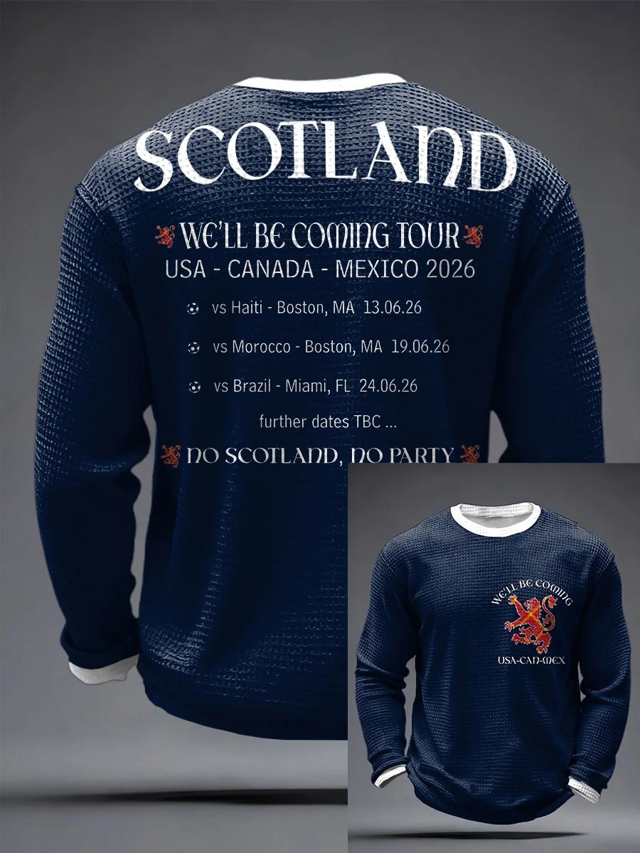 Scotland World Cup 2026 Long Sleeve Shirt World Cup Shirt Best Gifts For Team Scotland Lovers