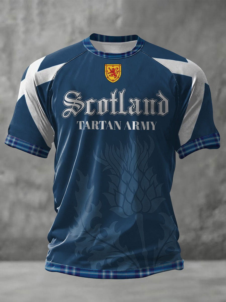 Scotland World Cup 2026 Merch Scotland Tartan Army Shirt For Soccer Lovers