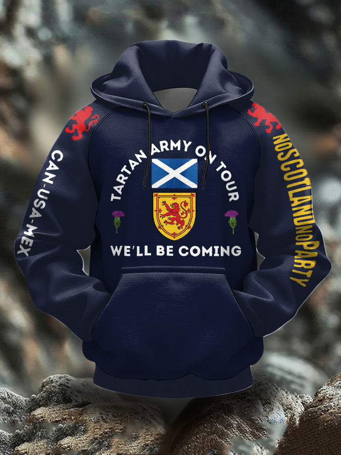 Scotland World Cup 2026 Merch Tartan Army On Tour Hoodie USA Can Mex Apparel