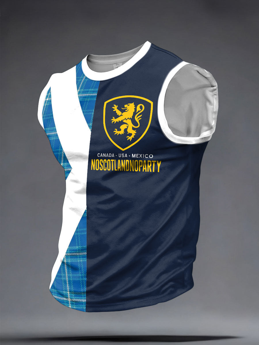 Scotland World Cup 2026 Outfits No Scotland No Party Tank Top For Husband