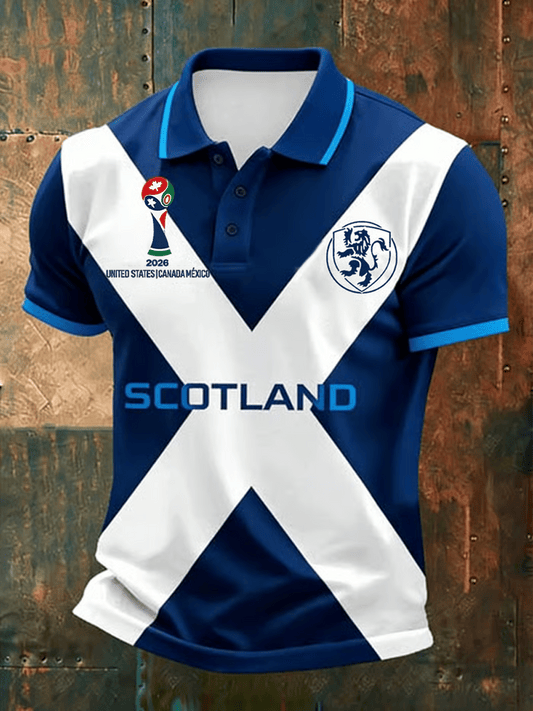 Scotland World Cup 2026 Polo Shirt Game Day Apparel Best Gifts Idea For World Cup Lovers