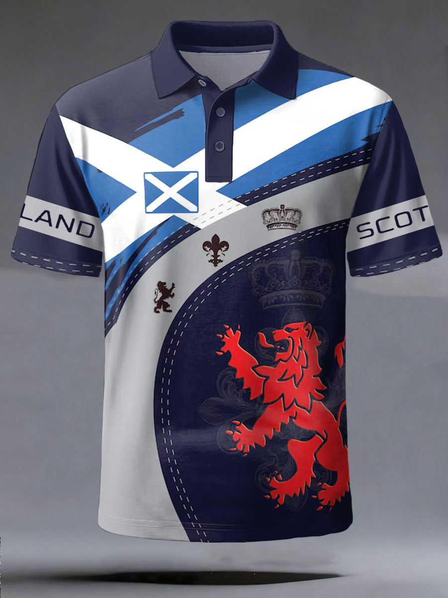 Scotland World Cup 2026 Polo Shirt Scotland Game Day Apparel Gifts For Grandpa