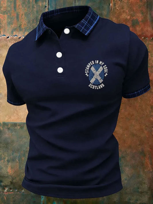 Scotland World Cup 2026 Polo Shirt Stamped In My Soul Shirt For Soccer Lovers
