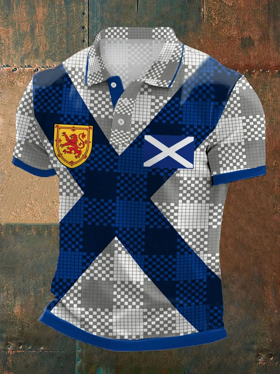 Scotland World Cup 2026 Polo Shirt Tartan Army Merch Best Gifts For World Cup Lovers