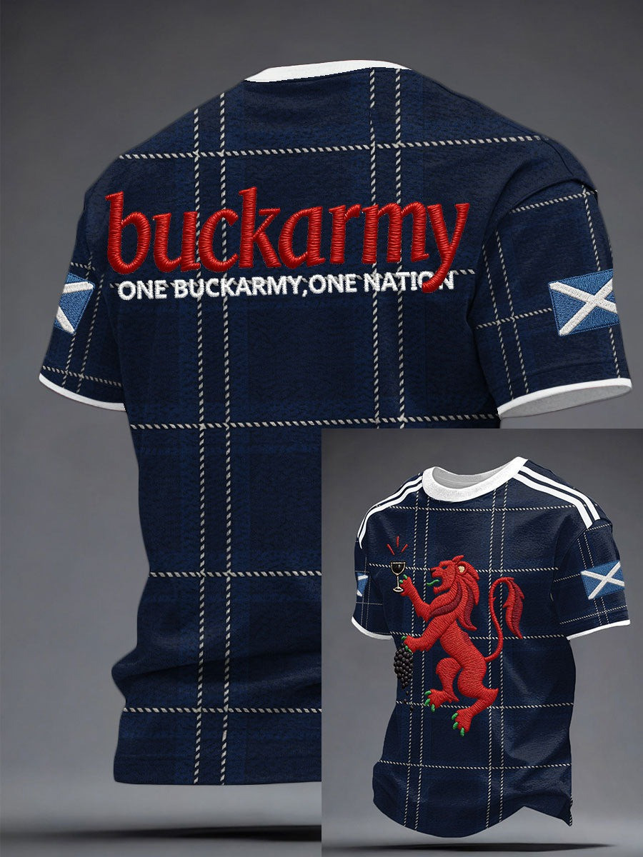 Scotland World Cup 2026 Shirt One Buckarmy One Nation Tee For World Cup Lovers