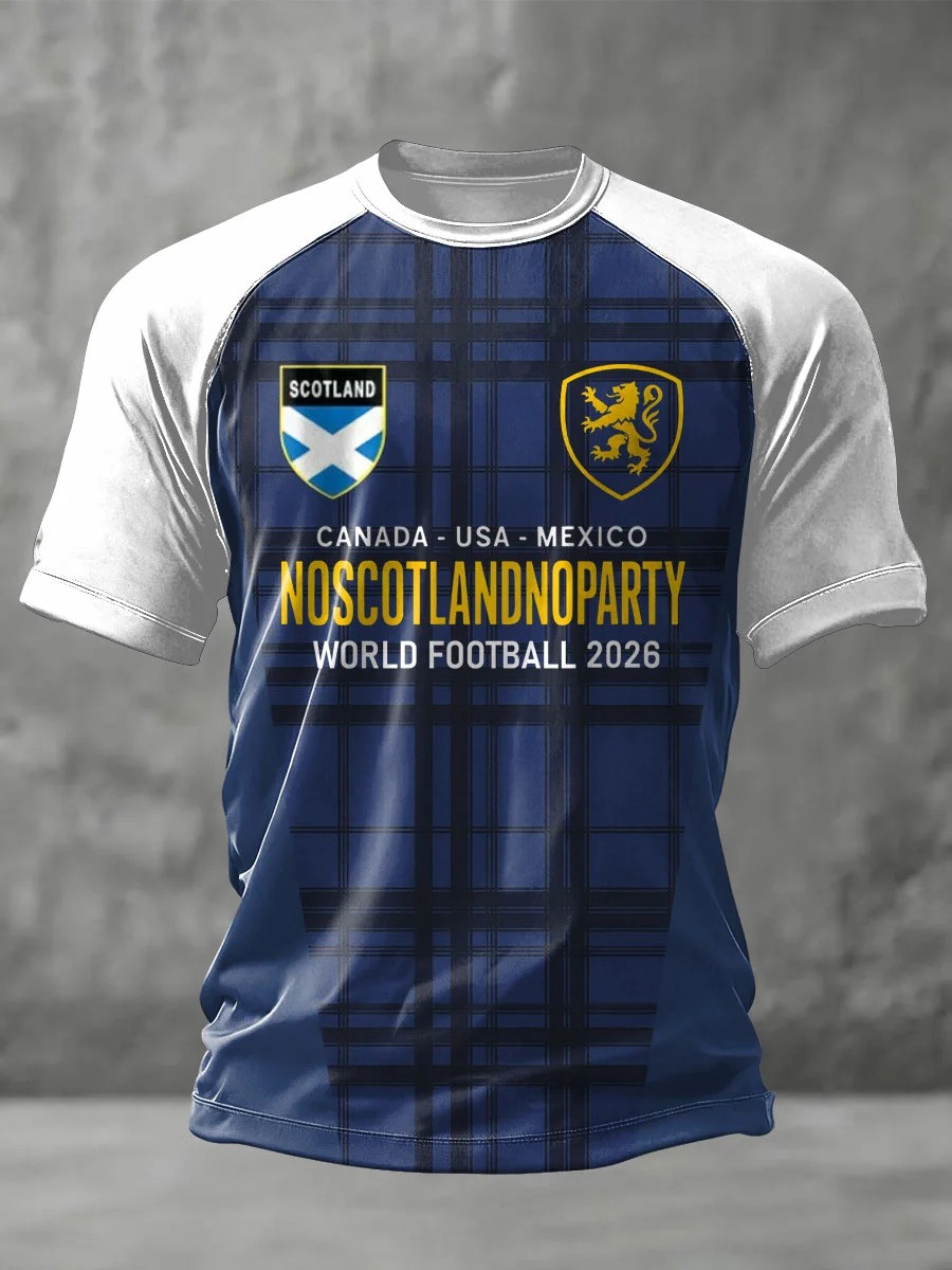 Scotland World Cup 2026 T-Shirt No Scotland No Party Shirt Soccer Lovers Best Gifts Idea