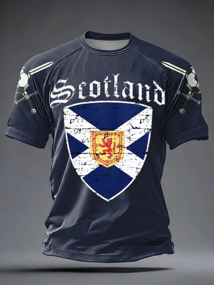 Scotland World Cup 2026 T-Shirt Scotland Soccer Tee World Cup Lovers Best Gifts For Dad