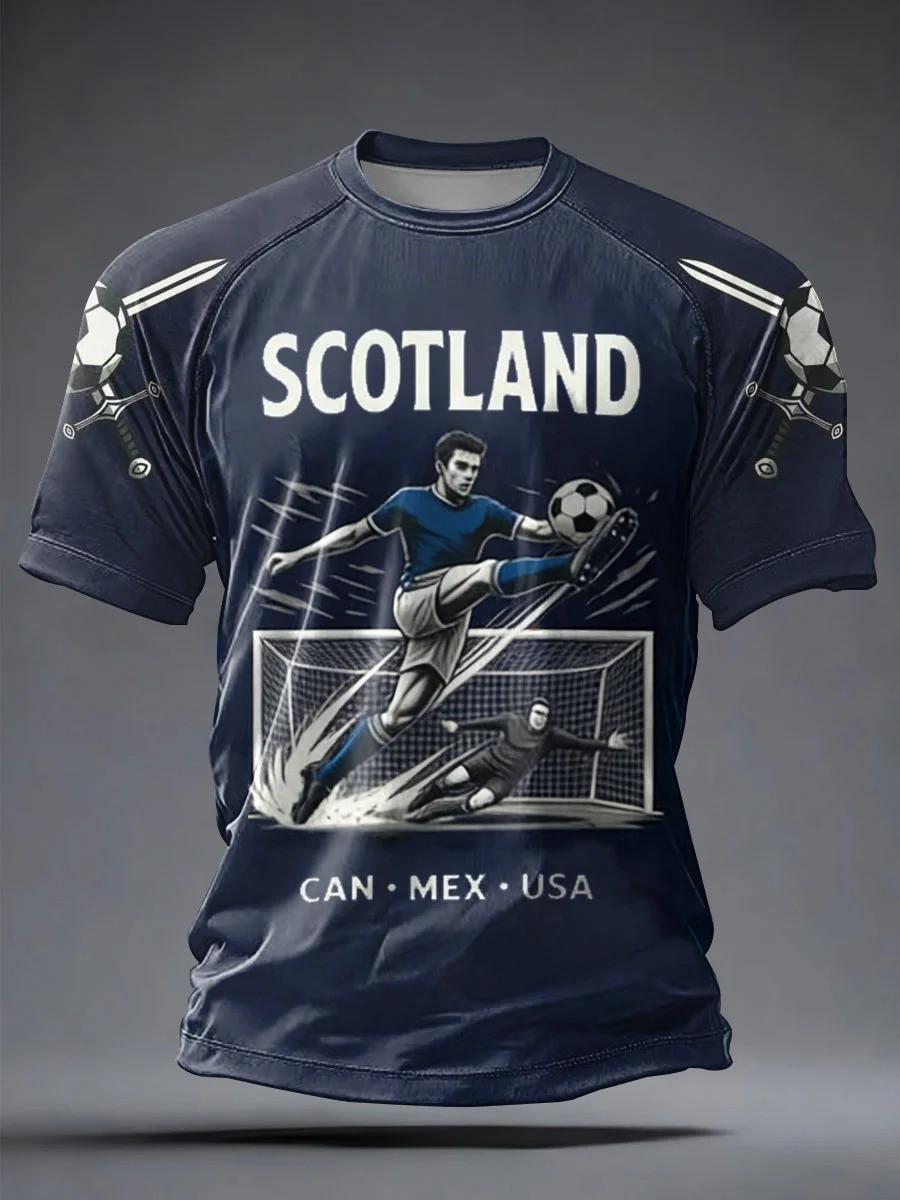Scotland World Cup 2026 T-Shirt World Cup Merch Team Scotland Supporters Best Gifts For Men