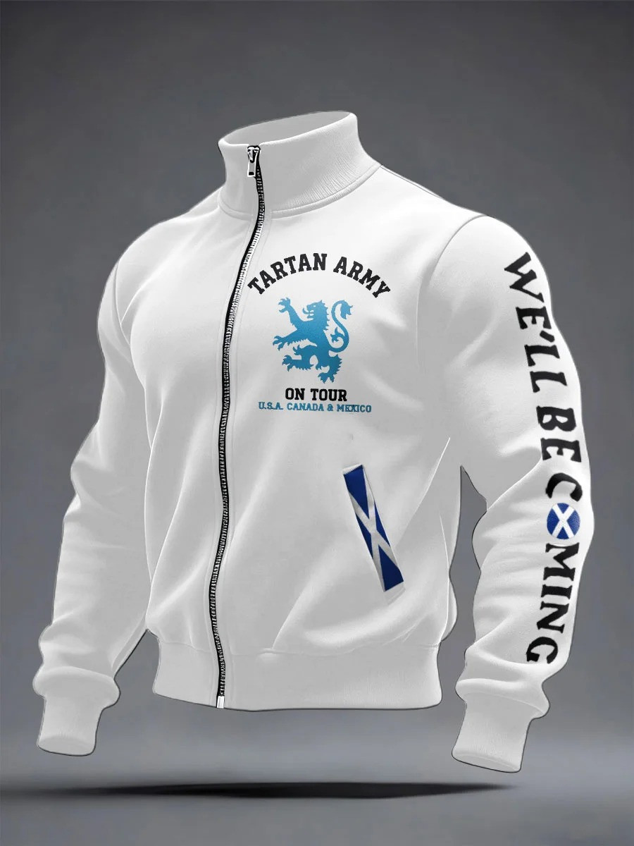 Scotland World Cup 2026 Tartan Army Jacket Scotland Soccer Shirt Soccer Fans Best Gifts