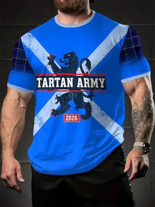 Scotland World Cup 2026 Tartan Army T-Shirt World Cup Merch Best Gifts For Soccer Players