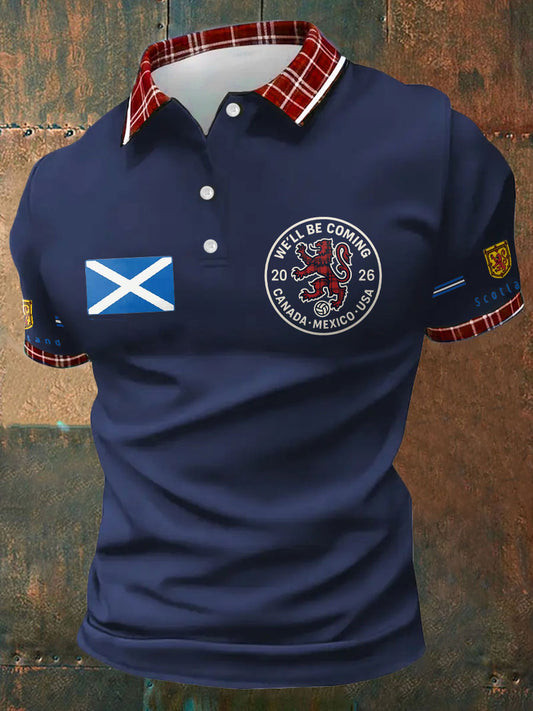Scotland World Cup 2026 We'll Be Coming T-Shirt World Cup Merch For Grandpa
