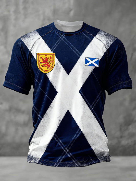 Scotland World Cup Shirt Soccer Game Day Apparel Tartan Army Tee For World Cup Lovers