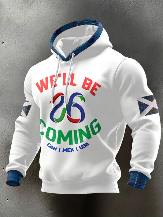 Scotland World Cup We'll Be Coming Hoodie Game Day Clothes For World Cup Fan