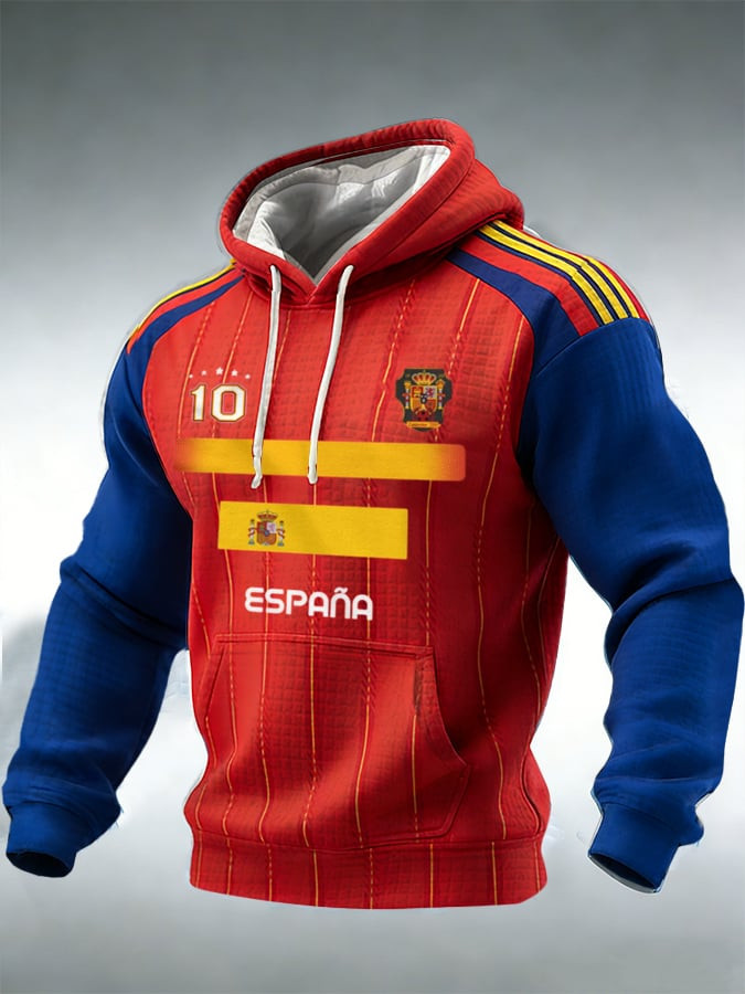 Spain 2026 World Cup Hoodie Espana Soccer Hooded Sweatshirt For World Cup Fan