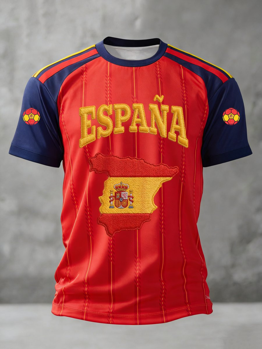 Spain 2026 World Cup Shirt Espana Soccer Apparel FIFA World Cup Merch Fan Gifts