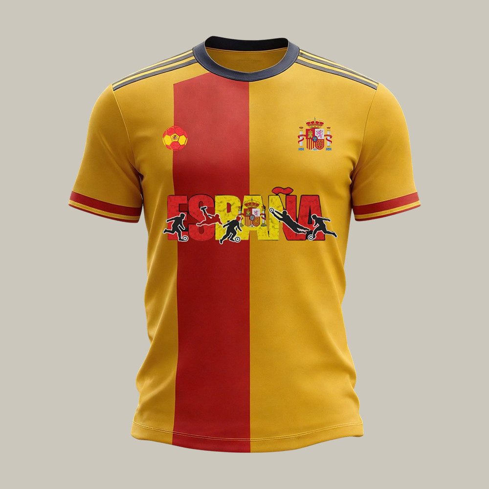 Spain FIFA World Cup 2026 Espana T-Shirt Soccer Clothes Best For Husband