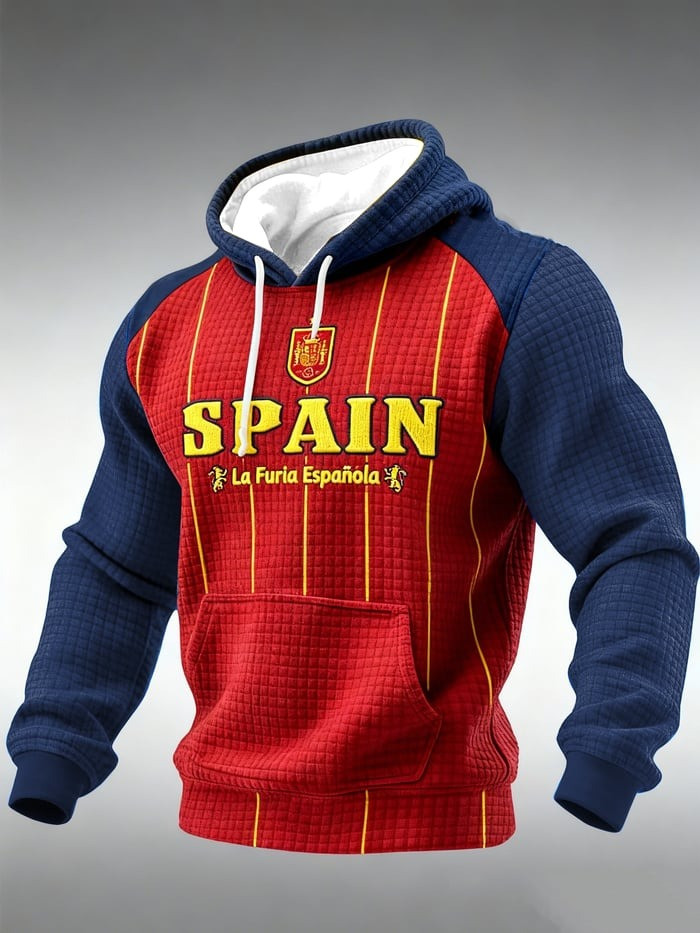 Spain World Cup 2026 Merch Spain La Furia Espanola Hoodie Soccer Clothes Fan Apparel