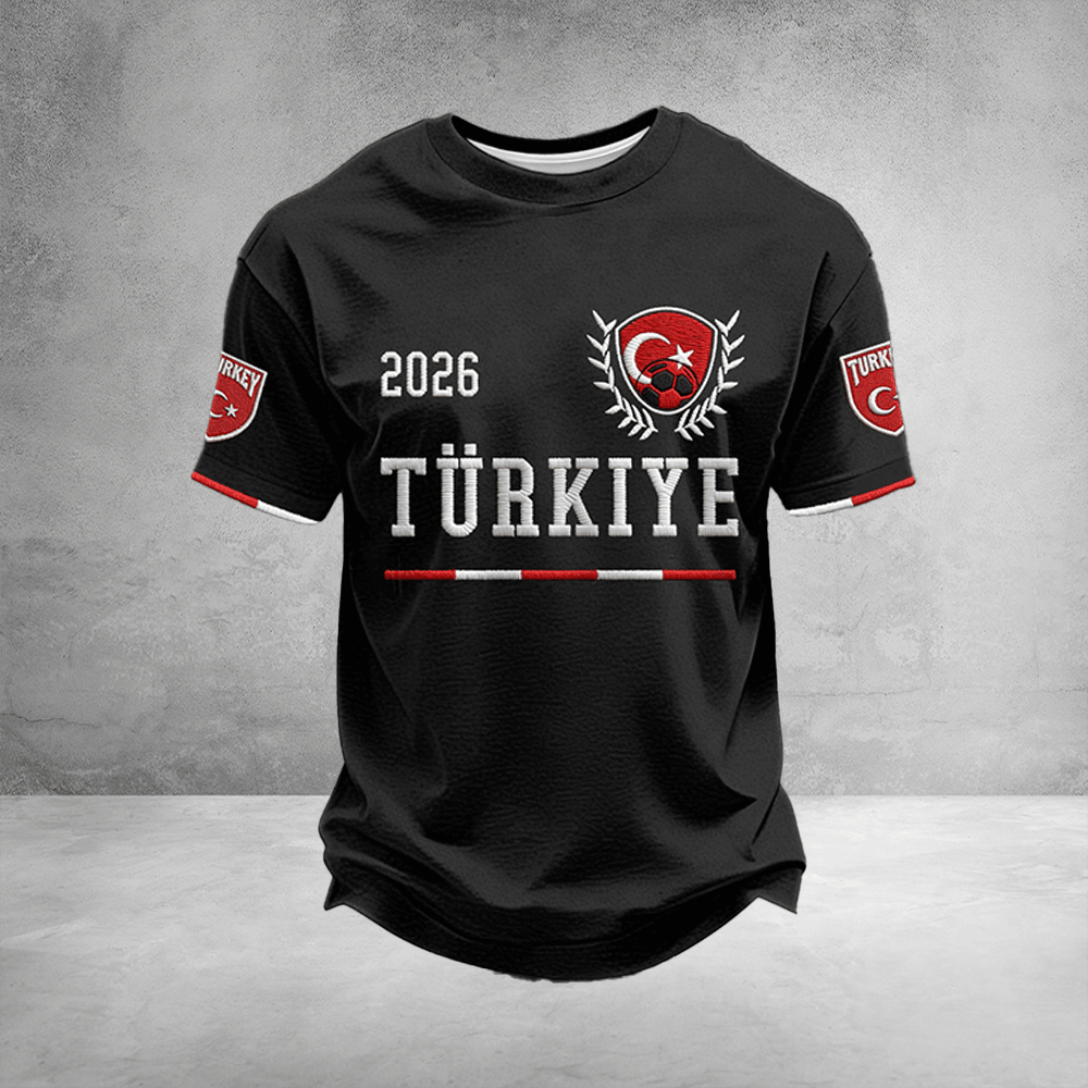 Turkey FIFA World Cup 2026 Shirt Turkiye Soccer Apparel World Cup Merch Fan Gifts