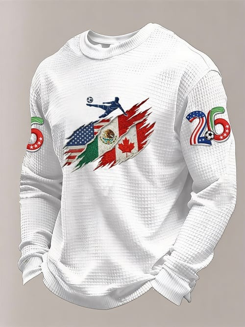 USA Canada Mexico World Cup 2026 Long Sleeve Shirt FIFA Merch For World Cup Lovers
