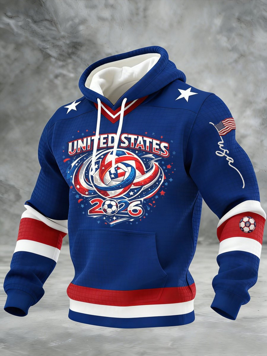 USA FIFA World Cup 2026 Hoodie Soccer Fan Apparel For World Cup Lovers