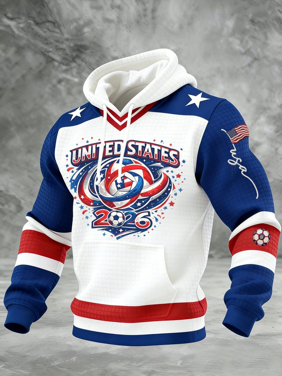 USA FIFA World Cup 2026 Hoodie USA Soccer Merchandise Cool For Sport Lovers