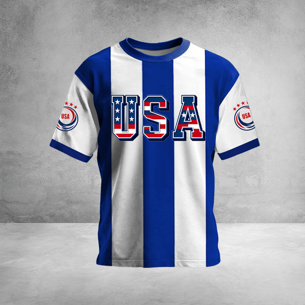 USA FIFA World Cup 2026 Shirt USA Soccer Apparel Sports Clothing For Boyfriend