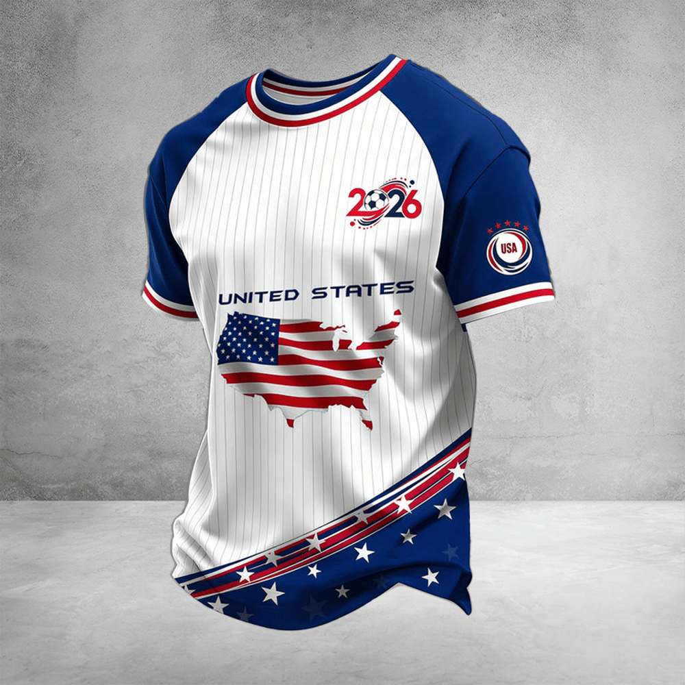 USA FIFA World Cup 2026 Shirt USA Soccer Merchandise World Cup Apparel Fan Gifts