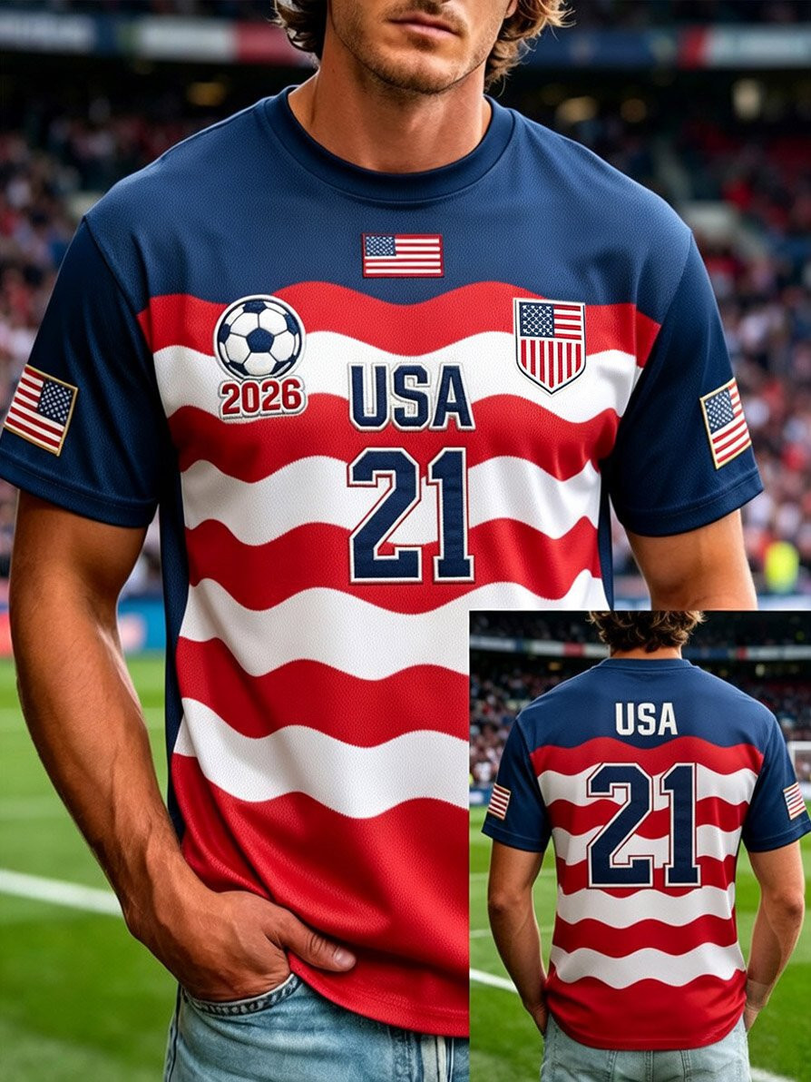 USA FIFA World Cup 2026 Shirt World Cup 2026 Merch Soccer Players For Lovers