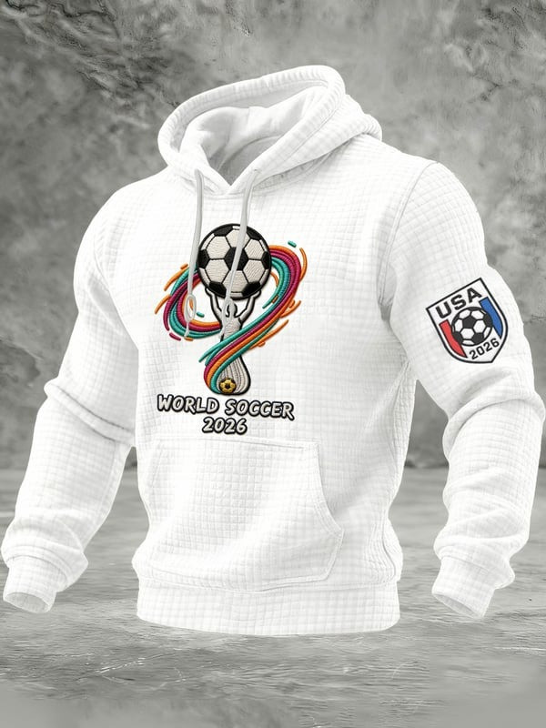 USA Soccer FIFA World Cup 2026 Hoodie World Cup Hooded Sweatshirt Best Gifts For Soccer Fans