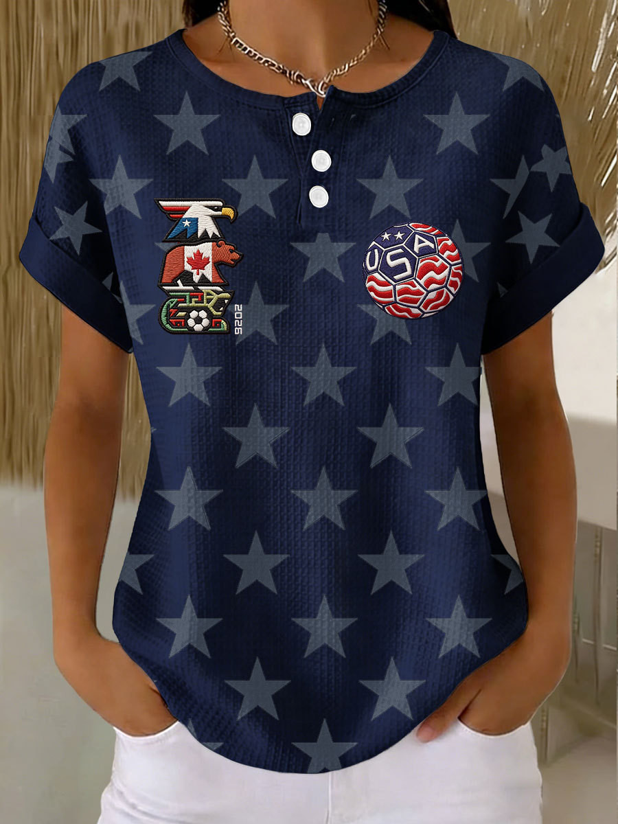 USA World Cup 2026 Button Shirt World Cup 2026 Merch Soccer Lovers Apparel Fan Gifts