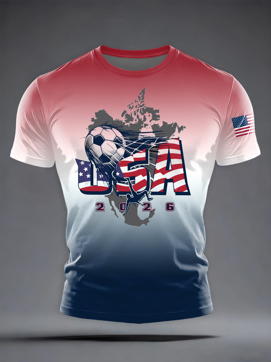 USA World Cup 2026 Clothing Game Day Shirt Soccer Clothes For World Cup Lovers