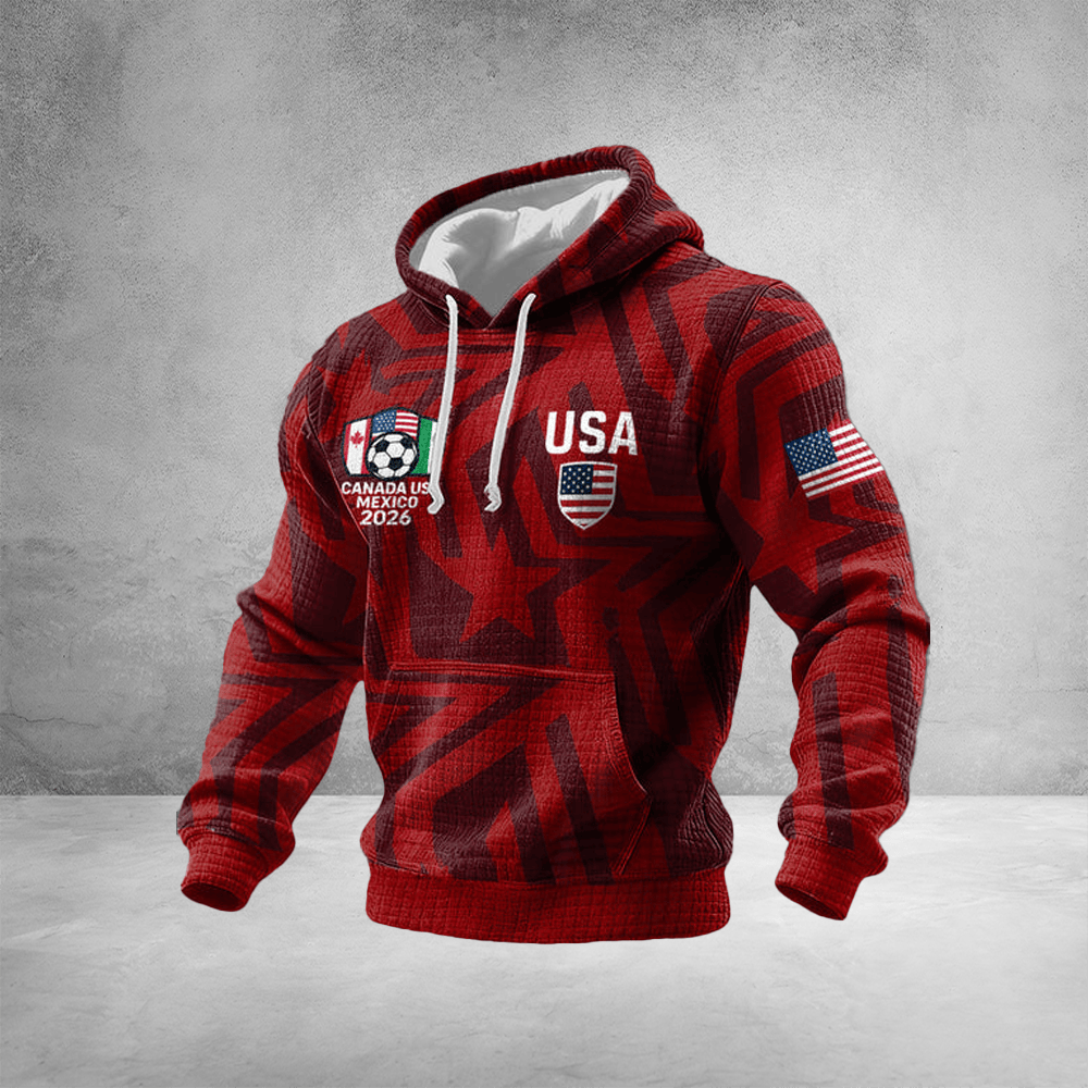 USA World Cup 2026 Hoodie Can US Mex 2026 Hooded Sweatshirt Soccer Players Gifts