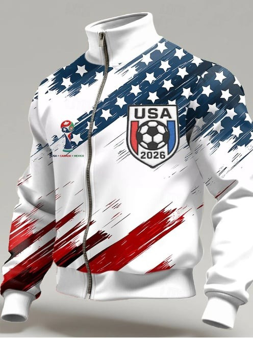 USA World Cup 2026 Jacket FIFA Soccer Clothing Best Gifts Idea For World Cup Lovers