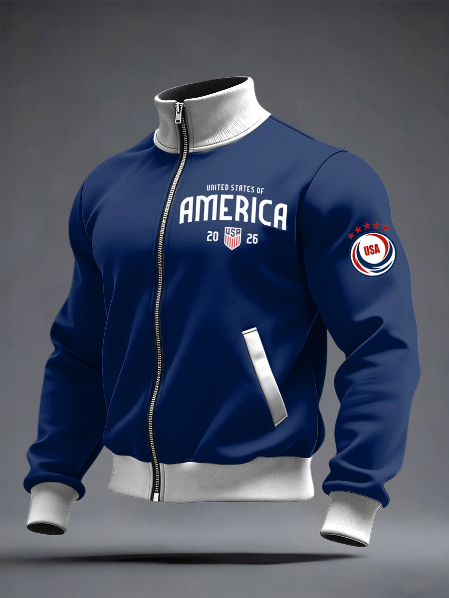 USA World Cup 2026 Jacket Game Day Clothes USA World Cup Clothing For Soccer Lovers