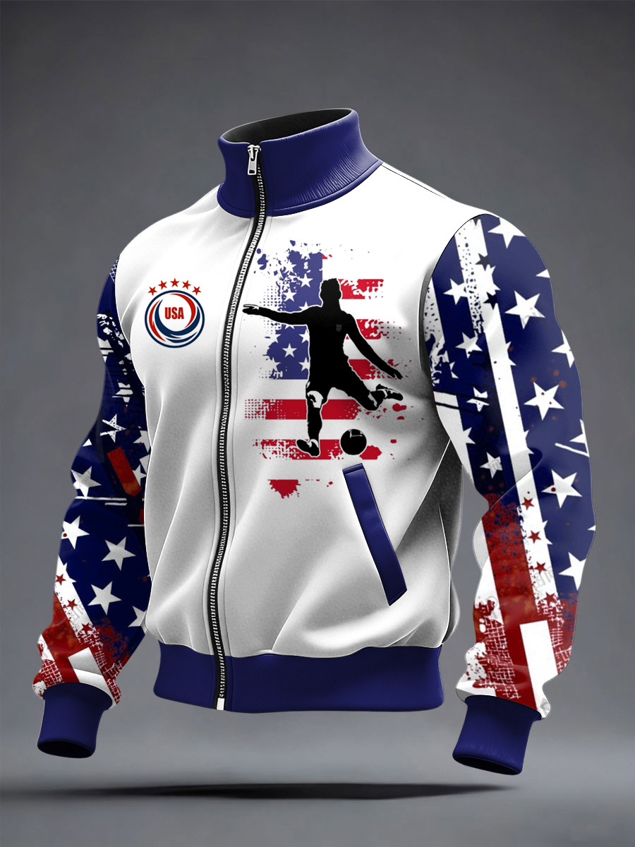 USA World Cup 2026 Jacket Game Day Fashion World Cup Apparel Soccer Lovers Gifts