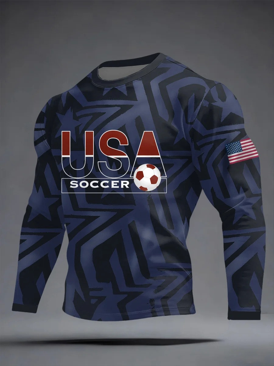 USA World Cup 2026 Long Sleeve Shirt USA Soccer Merch Best Gifts For World Cup Fans