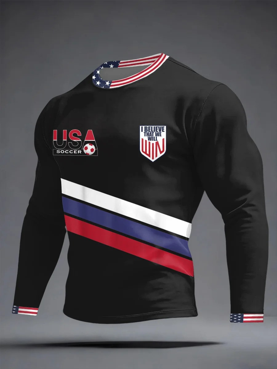 USA World Cup 2026 Long Sleeve Shirt USA Soccer We Will Win Shirt Best Gifts For Friends