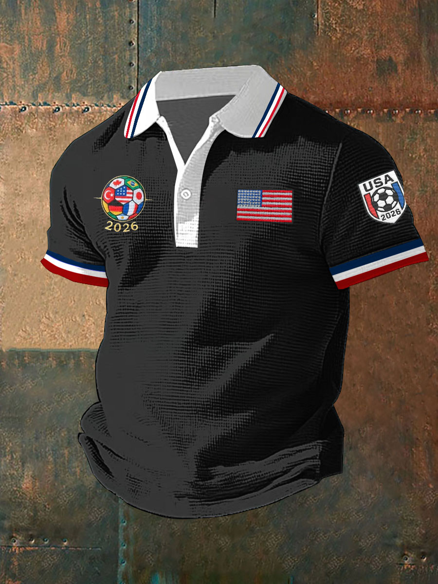 USA World Cup 2026 Merch Game Day Polo Shirt World Cup Apparel For Soccer Lovers