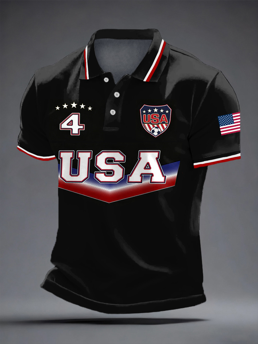 USA World Cup 2026 Merch Soccer Game Day Polo Shirt For World Cup Lovers