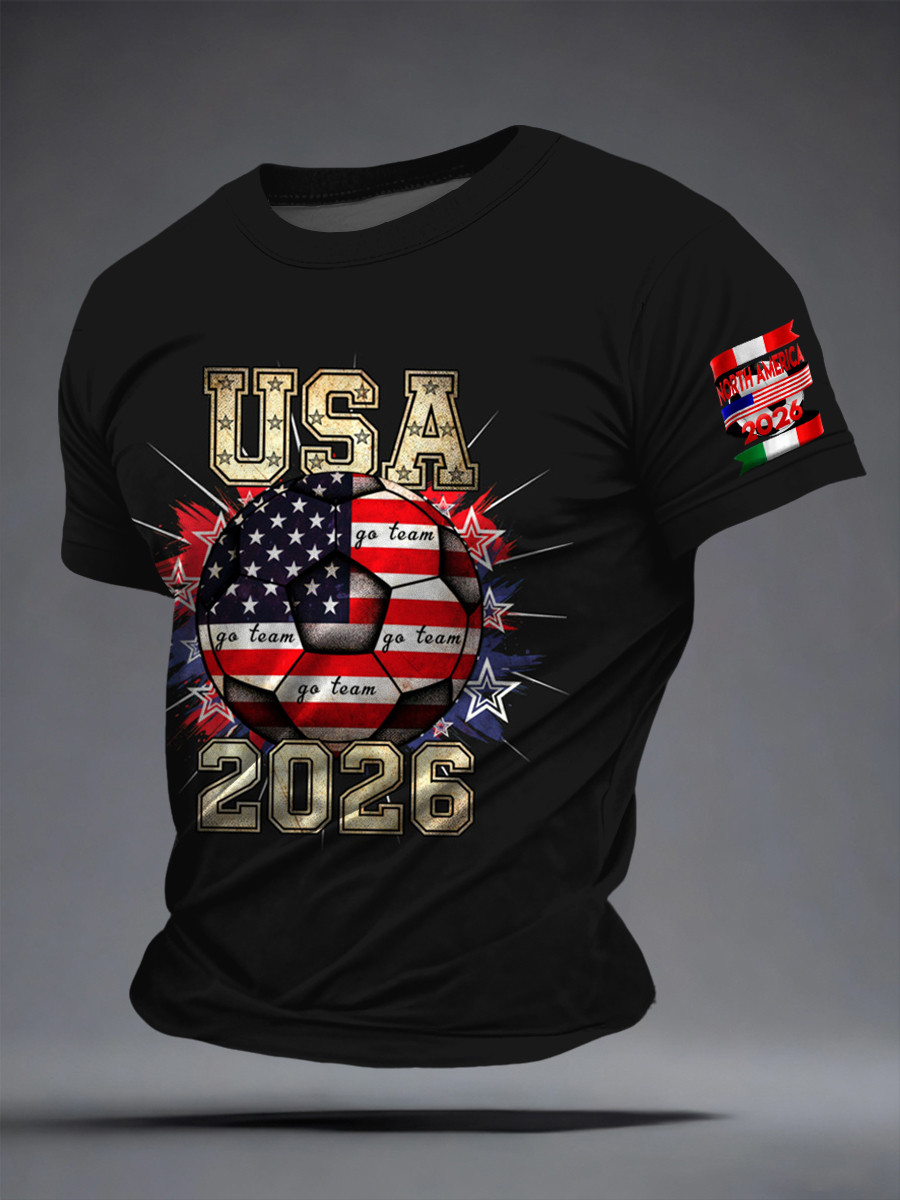 USA World Cup 2026 Merch USA Go Team Shirt Game Day Clothes For Soccer Lovers