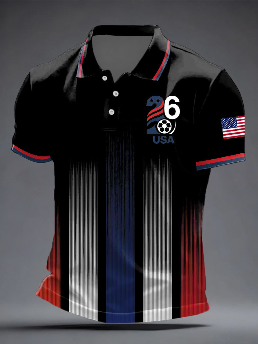 USA World Cup 2026 Polo Shirt Game Day Apparel Soccer Outfits For World Cup Lovers