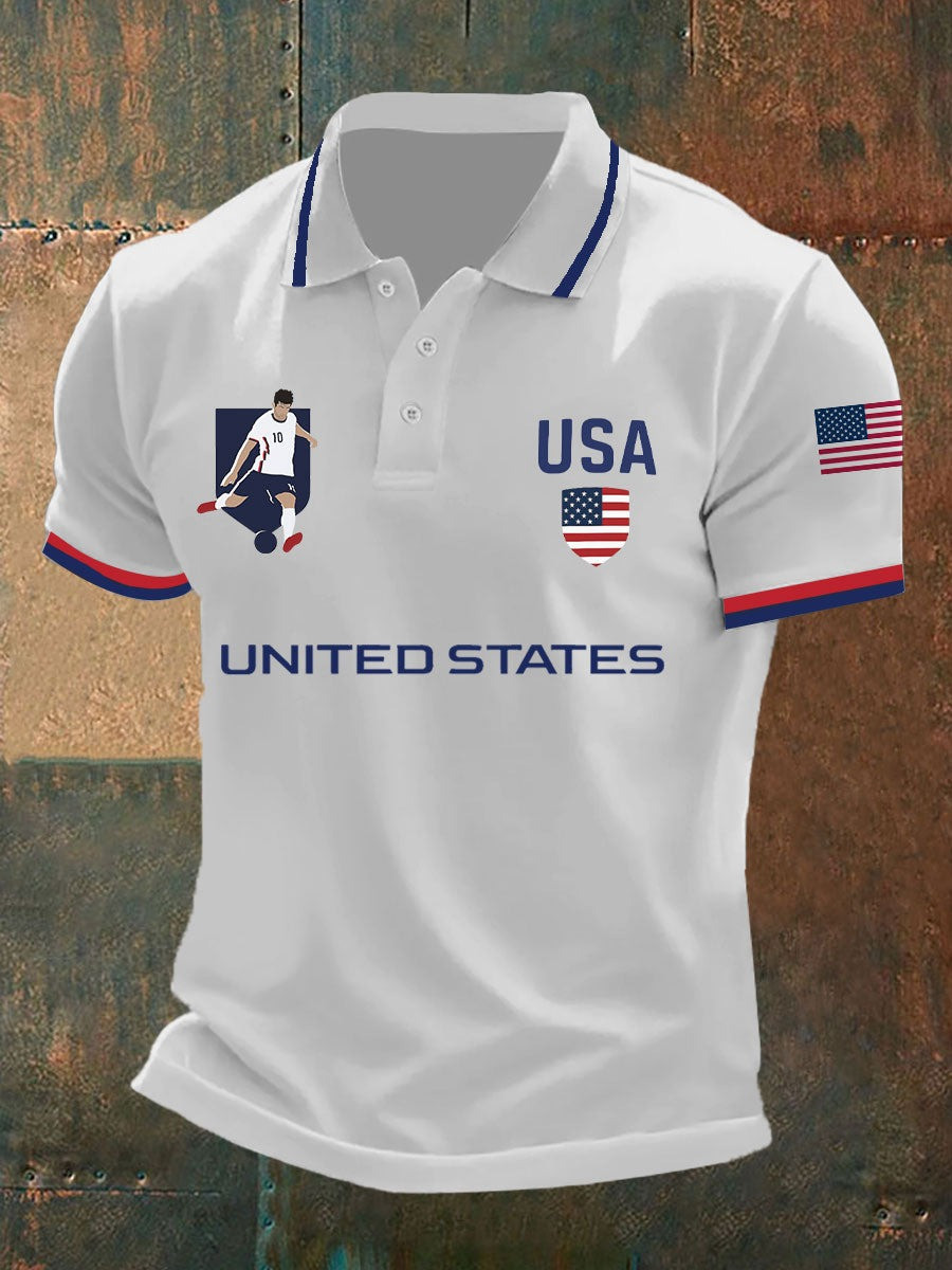 USA World Cup 2026 Polo Shirt Game Day Apparel World Cup Lovers Best Gifts Idea For Men