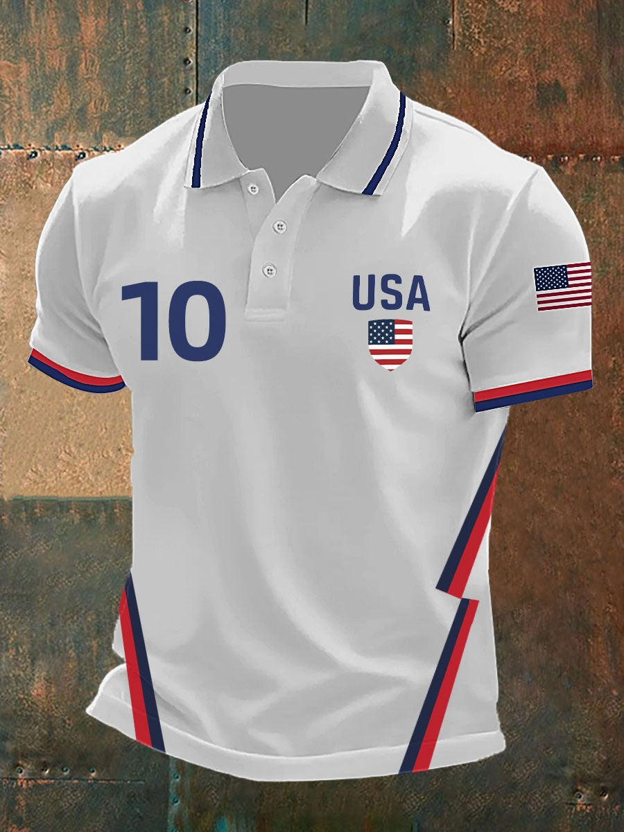 USA World Cup 2026 Polo Shirt Game Day Apparel World Cup Merch Best Gifts For Soccer Lovers