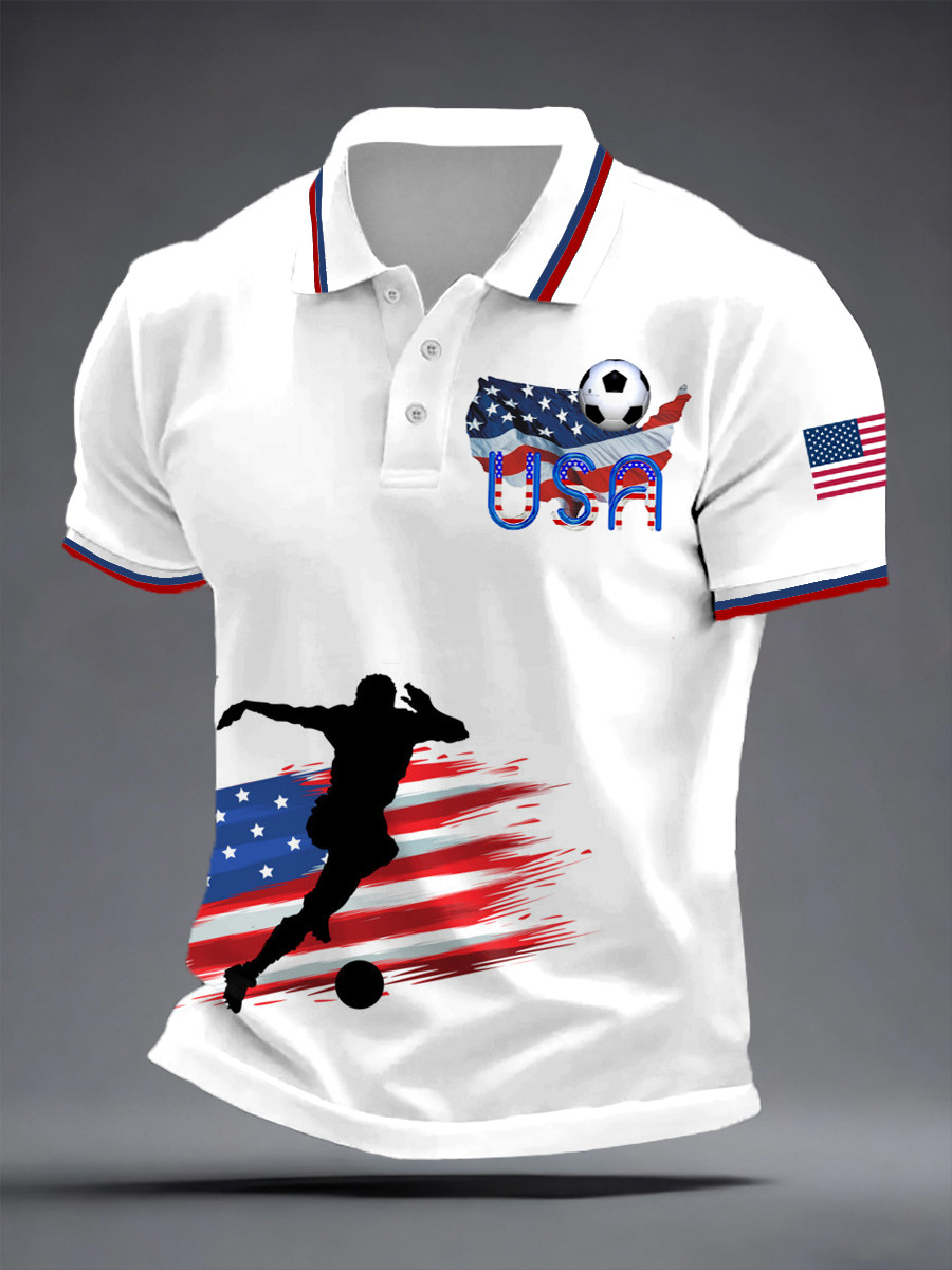 USA World Cup 2026 Polo Shirt Game Day Outfits World Cup Apparel For Soccer Fan