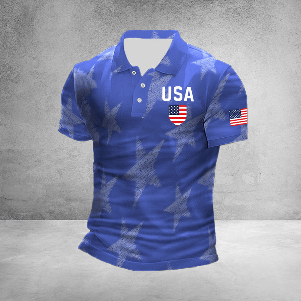 USA World Cup 2026 Polo Shirt US Men's Soccer Apparel Game Day Outfits For Dad