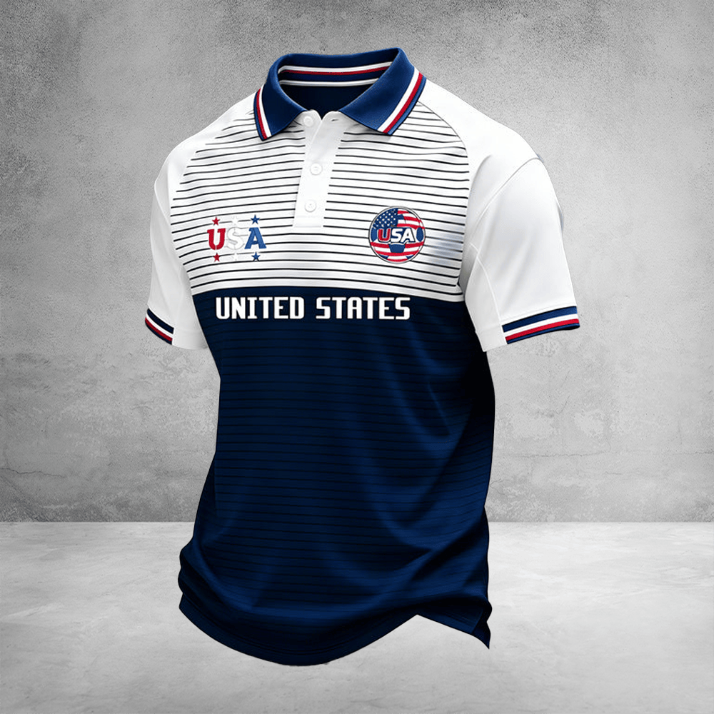 USA World Cup 2026 Polo Shirt US Men's Soccer Apparel Unique For World Cup Fan