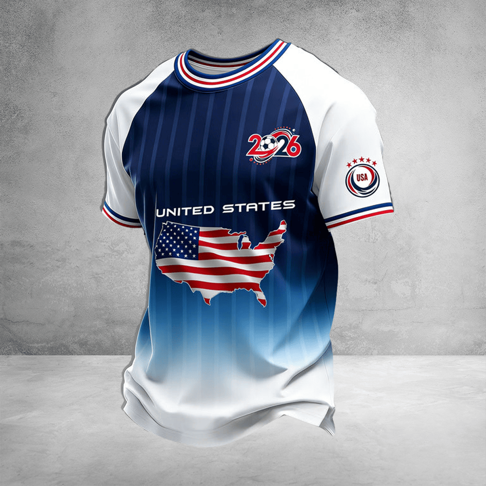 USA World Cup 2026 Shirt USA Soccer Apparel FIFA Fan Clothing Soccer Lovers Presents
